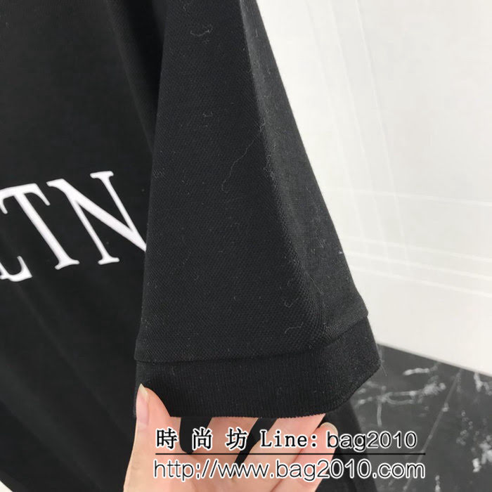 Valentino 華倫天奴 19ss早春新款Polo衫 VLTN印花系列 採用絲光珠地面料 ydi2386